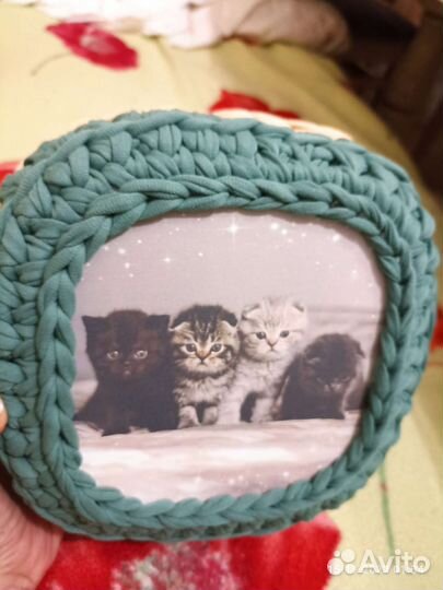 Корзина вязаная