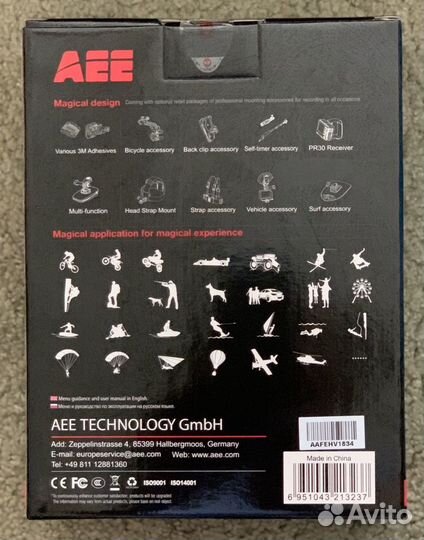 Экшн камера AEE SD20