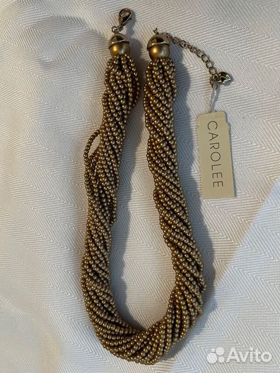 Carolee чокер ожерелье колье жемчуг