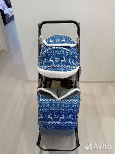 Детские санки коляска
