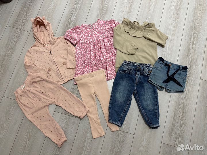Комплект/пакет/капсула вещей для девочки 92 см