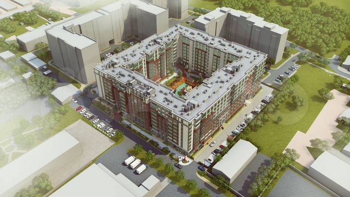 2-к. квартира, 60,4 м², 7/9 эт.