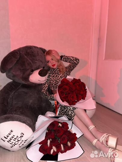 Большой мягкий медведь