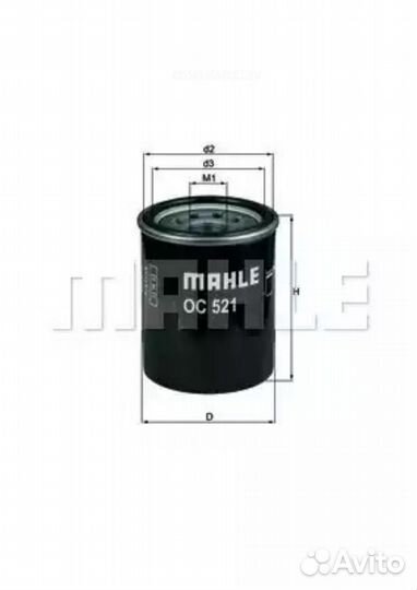 Mahle OC 521 Фильтр масляный