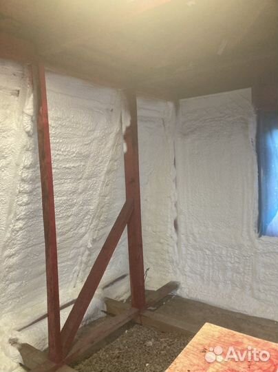 Утеплять пеной, дома,ангара,склада,ёмкост