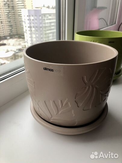 Горшки керамические для цветов б/у 16см