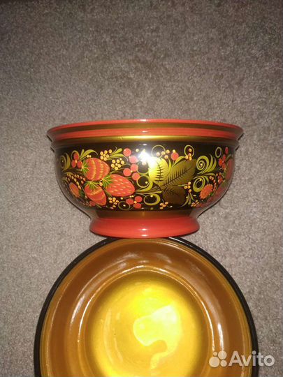 Хохлома деревянная посуда