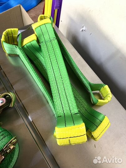 Комплект ремней и косточек для эвакуатора 3 м