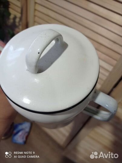 Бидон, кофейник, таз из нержавейки с ручками