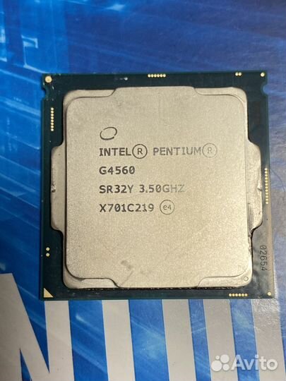 Процессор intel Pentium G4560