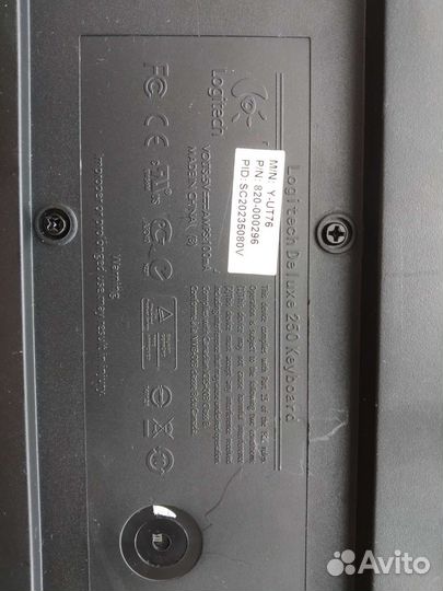 Клавиатура logitech deluxe 250