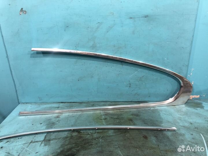 Окантовка стекла Jaguar XF 2011- Хром