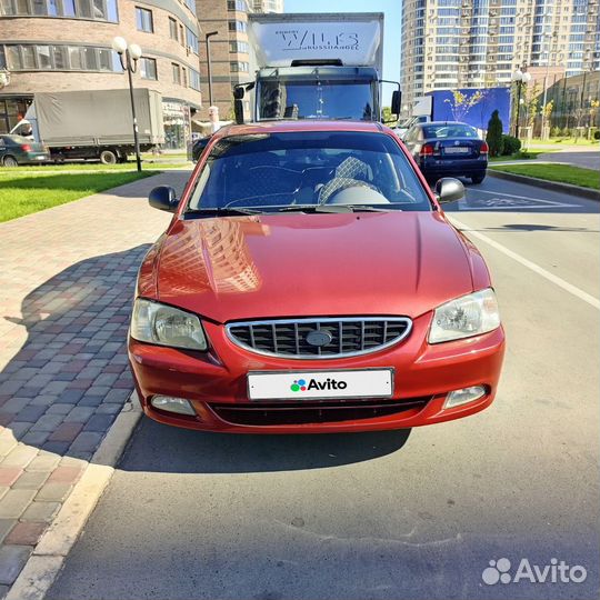 Hyundai Accent 1.6 МТ, 2007, 222 777 км