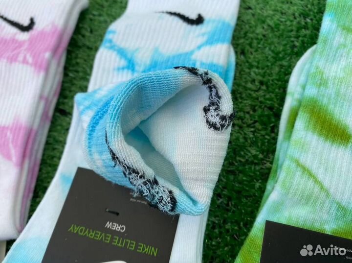 Носки nike tie dye
