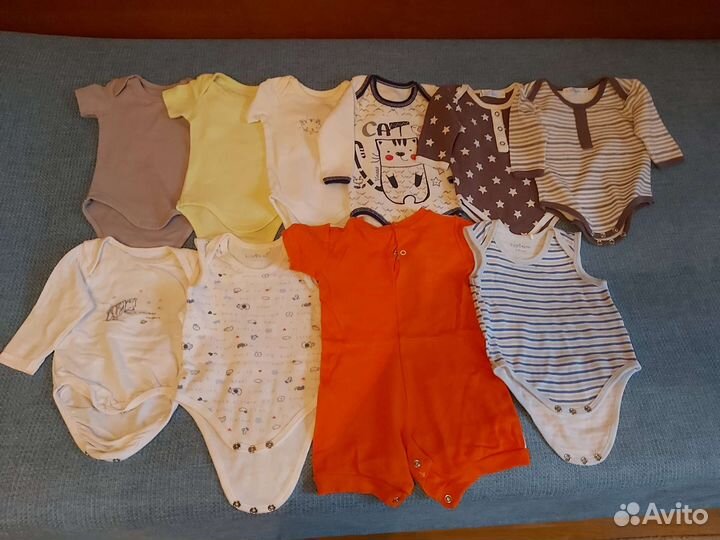 Детские вещи на мальчика 0-2 г пакетом