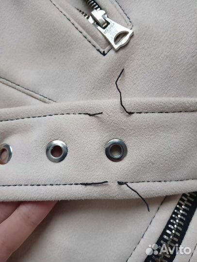 Куртка косуха замшевая