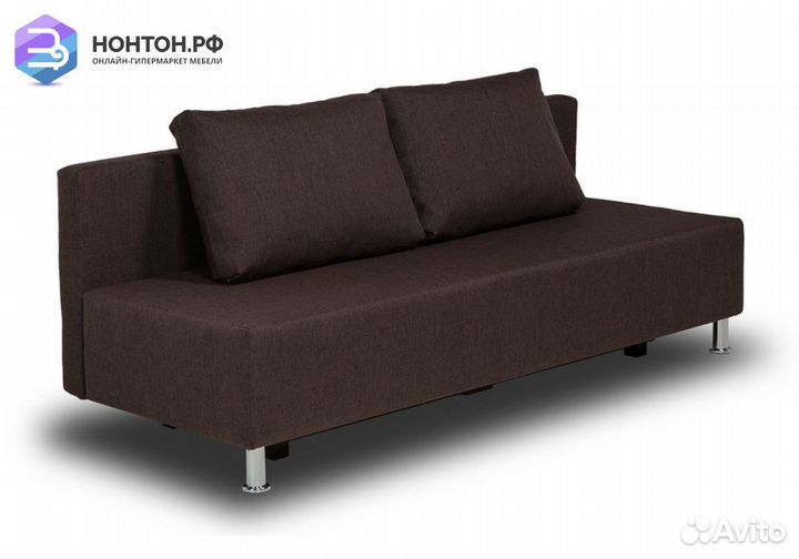 Диван еврокнижка Парма кофейный