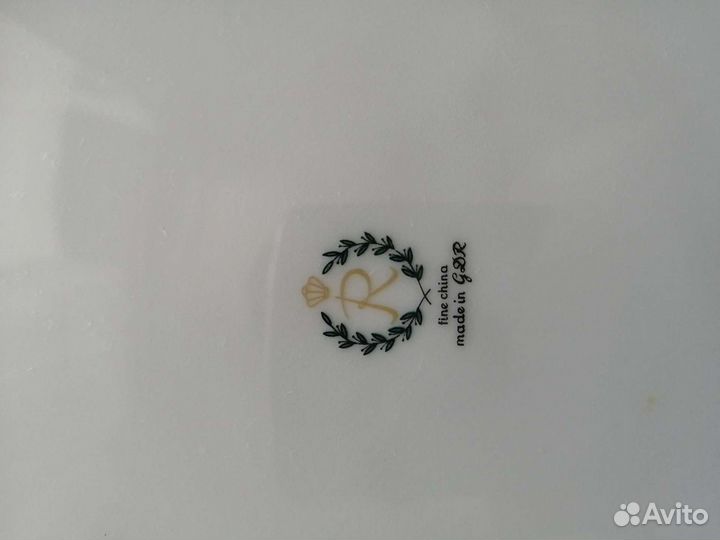 Антикварная немецкиая посуда, сервиз чайный лфз