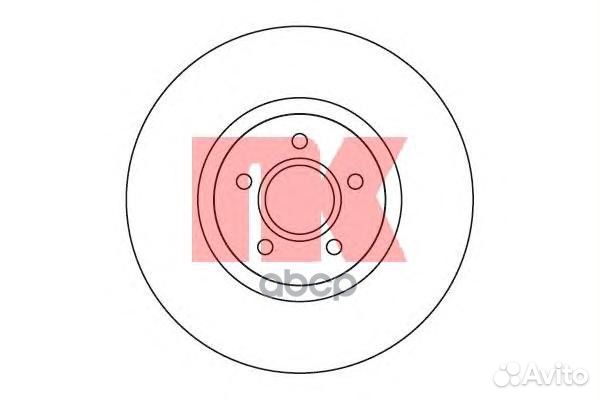Диск тормозной передний вентилируемый volvo S40