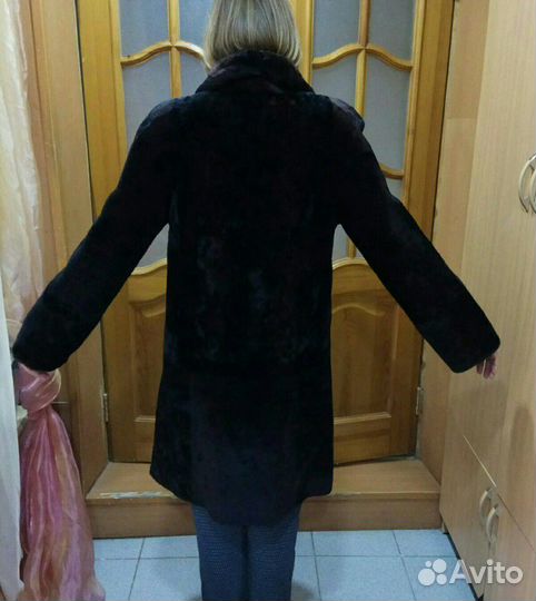 Шуба мутоновая размер 50-52-54