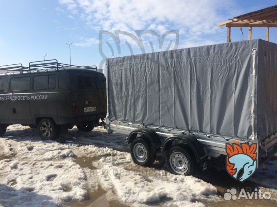 Прицеп 31.022 с тентом 150 см. Доставка по России