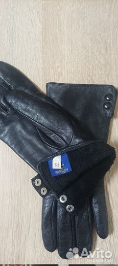 Перчатки женские кожаные новые размер 6 1/2