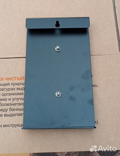 Термометр черный металл для сауны финский стиль