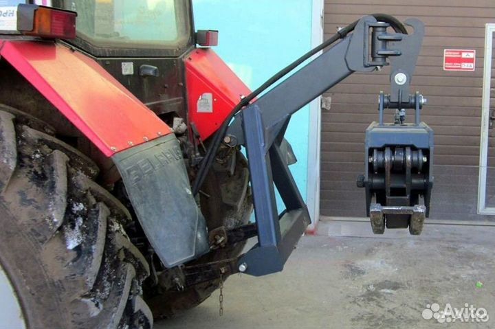 Экскаваторная установка для трактора, бревнозахват