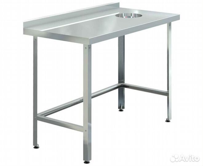 Стол для сбора отходов из нержавейки