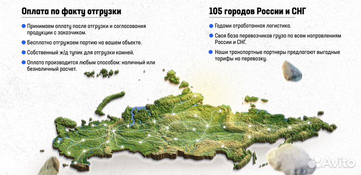 Каменная крошка Речная галька фр.10-20мм