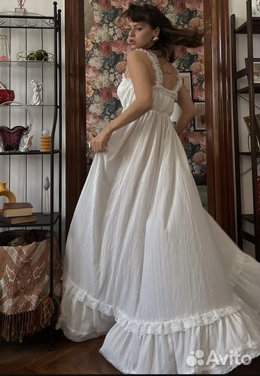 Платье в пол в винтажном стиле