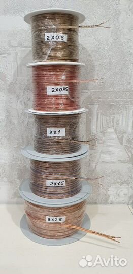 Кабель аккустический Hi-Fi медный и омеднённый