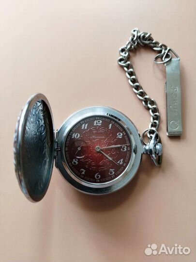 Часы карманные Молния Жар птица