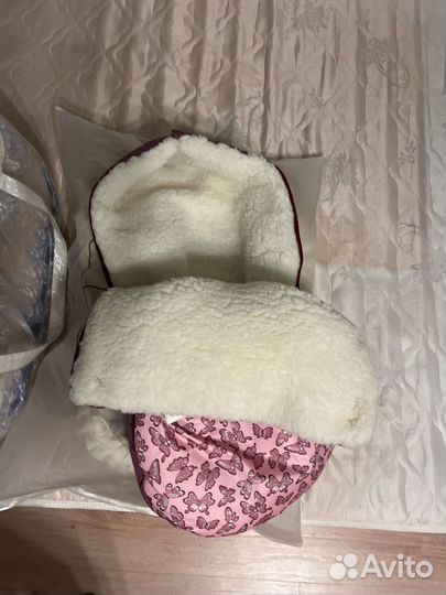 Конверт на выписку зимний для девочки