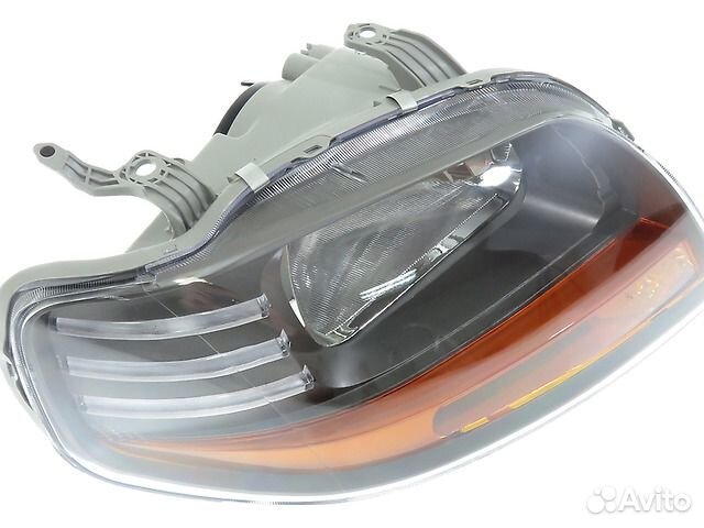 Фара правая (под корректор, внутри черная) Aveo
