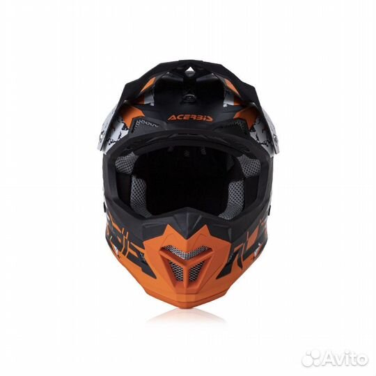 Мотошлем Acerbis profile-4 Orange-White