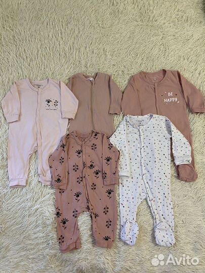 Вещи пакетом на девочку 68-74