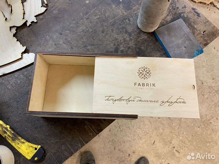 Коробка подарочная деревянная под заказ оптом