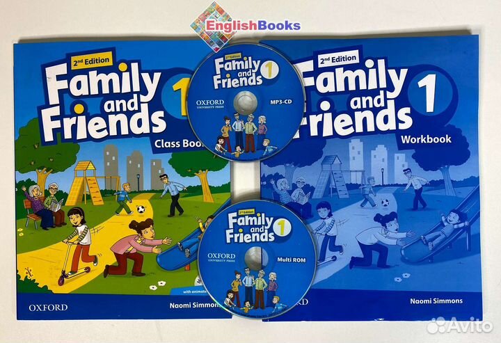 Family and friends 1, 2ed (CB+WB+CD) новые