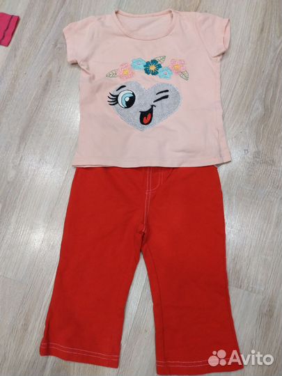 Фирменные вещи на девочку пакетом от3мес до 1 года