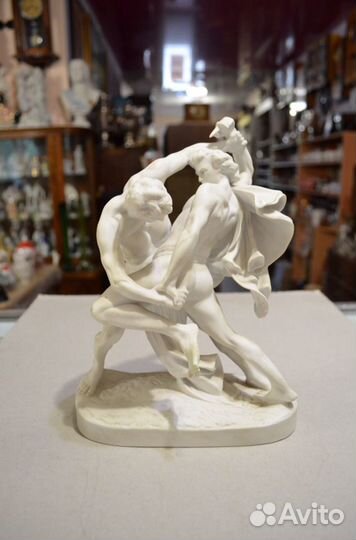 Скандинавская борьба. Фарфор. Германия