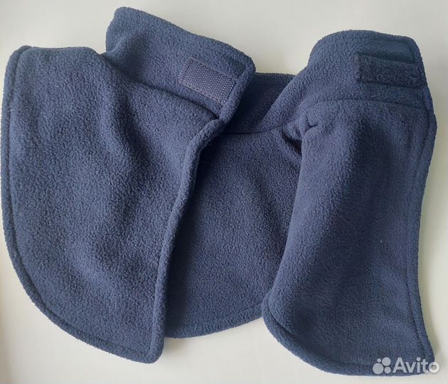 Перчатки и манишка флис