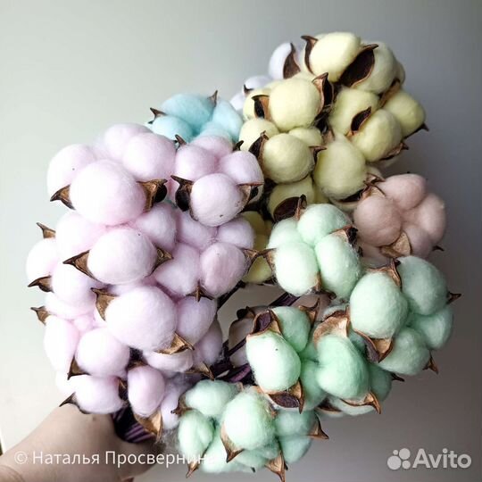 Хлопок сухоцвет