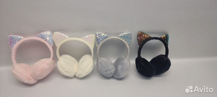 Меховые наушники