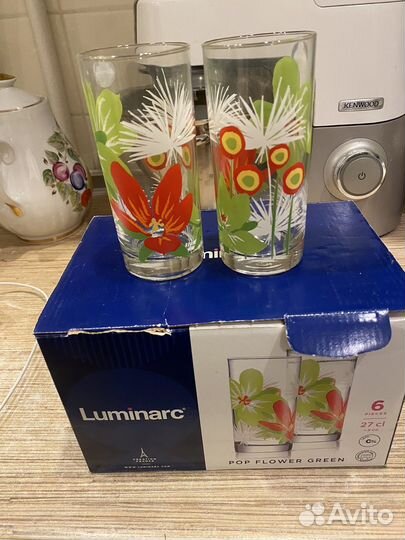 Набор стаканов из 6 шт новый. Люменарк
