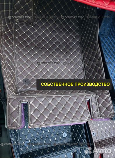 3Д 3D коврики из экокожи шьем сами