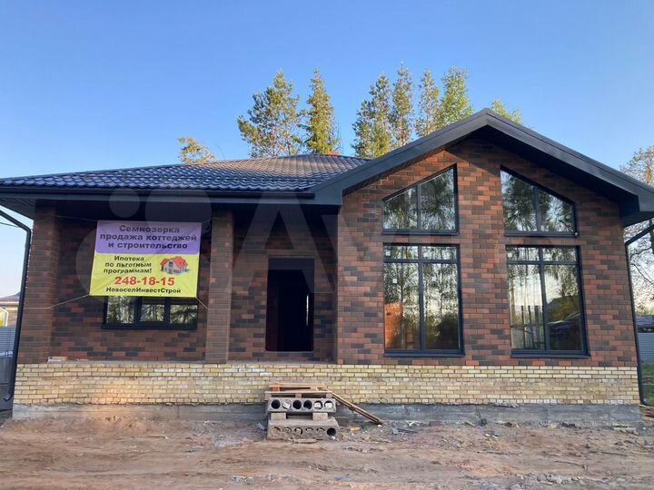 Коттедж 115 м² на участке 7 сот.