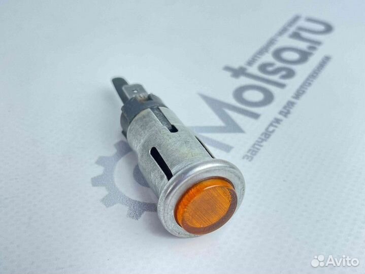 Глазок щитка приборов Урал желтый (1 шт)