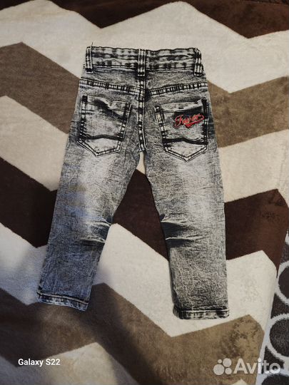 Джинсы на мальчика 92