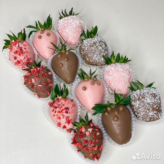 Съедобный набор из Клубники в шоколаде, доставка